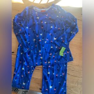 Target Christmas Lights Panama Pullover‎ Set Women’s Size M  NWT